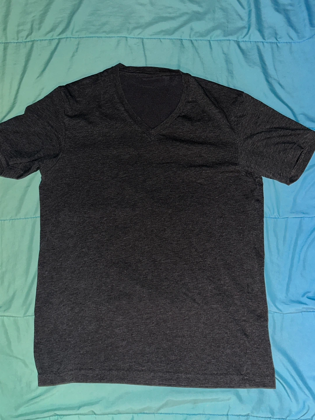 Dark Grey V-Neck T-Shirt