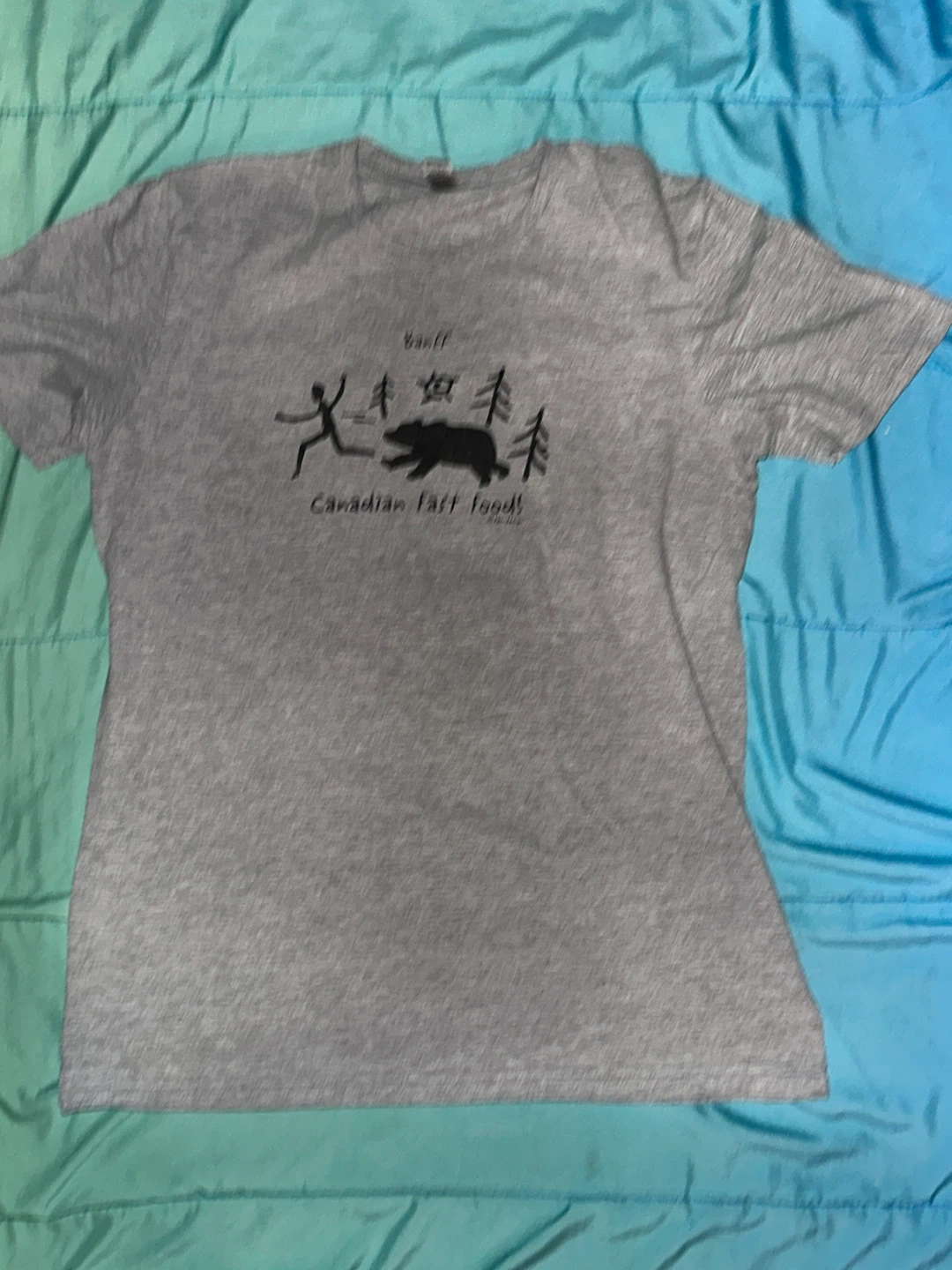 Grey Banff Canadian Fast Foods T-Shirt