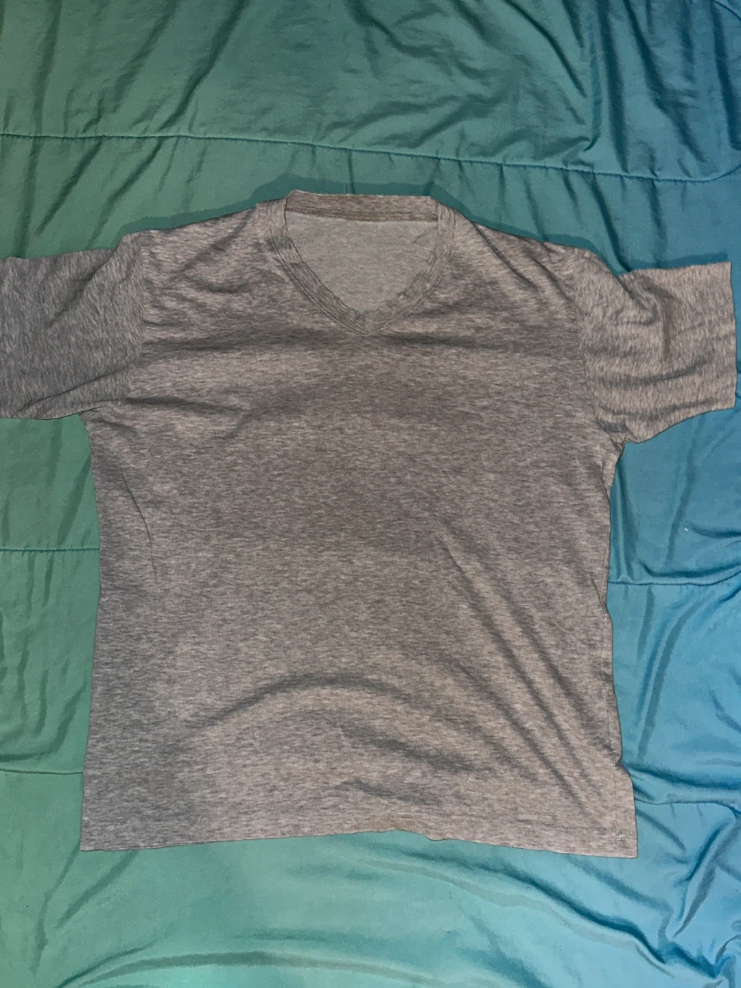 Grey V-Neck T-Shirt