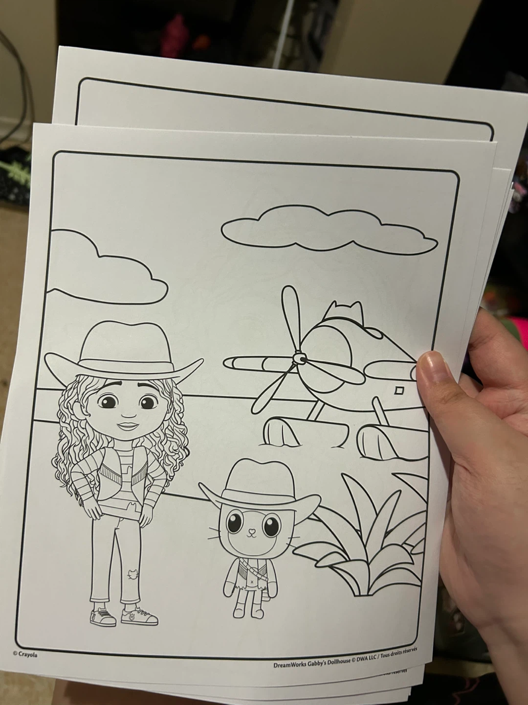 Gabby's Dollhouse Sticker and Coloring Book Lot - photo 3