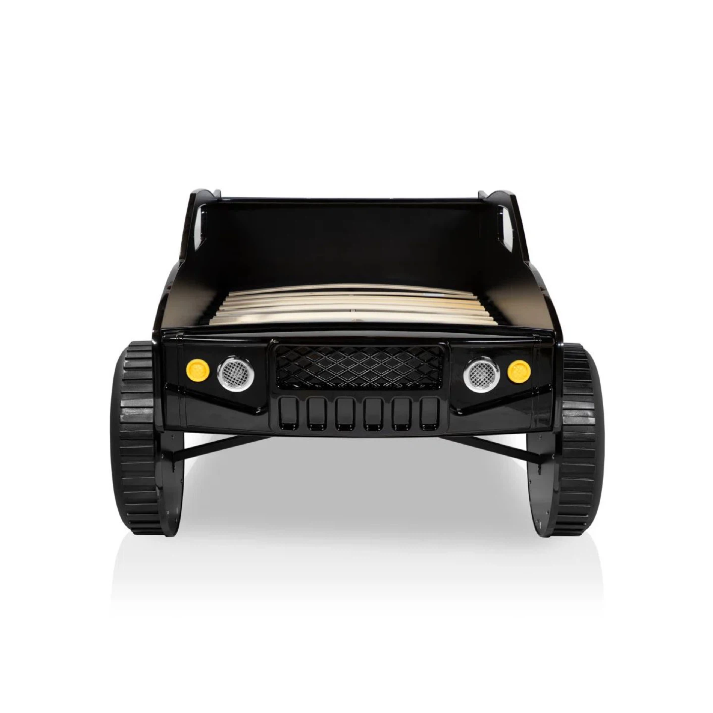 Kids Black Monster Truck Race Car Bed - photo 5