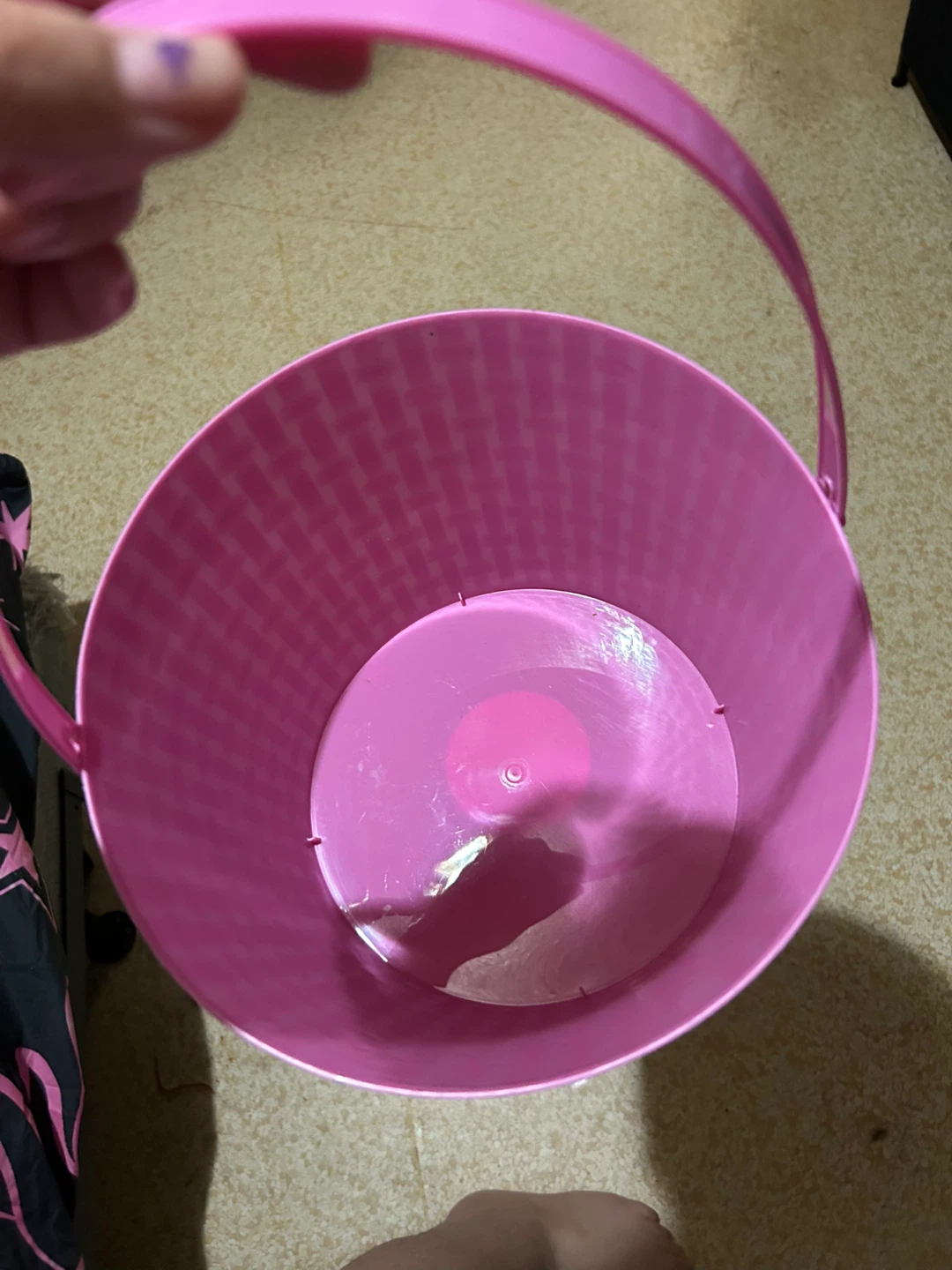 Pink Plastic Basket