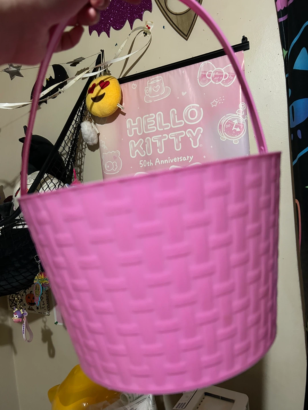 Pink Plastic Basket - photo 2