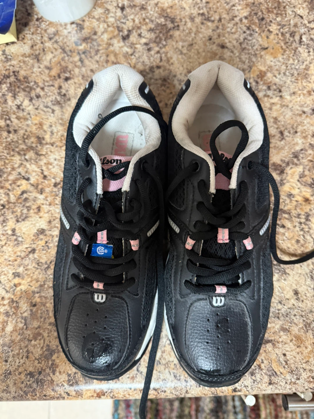Wilson Black Pink Running Shoes