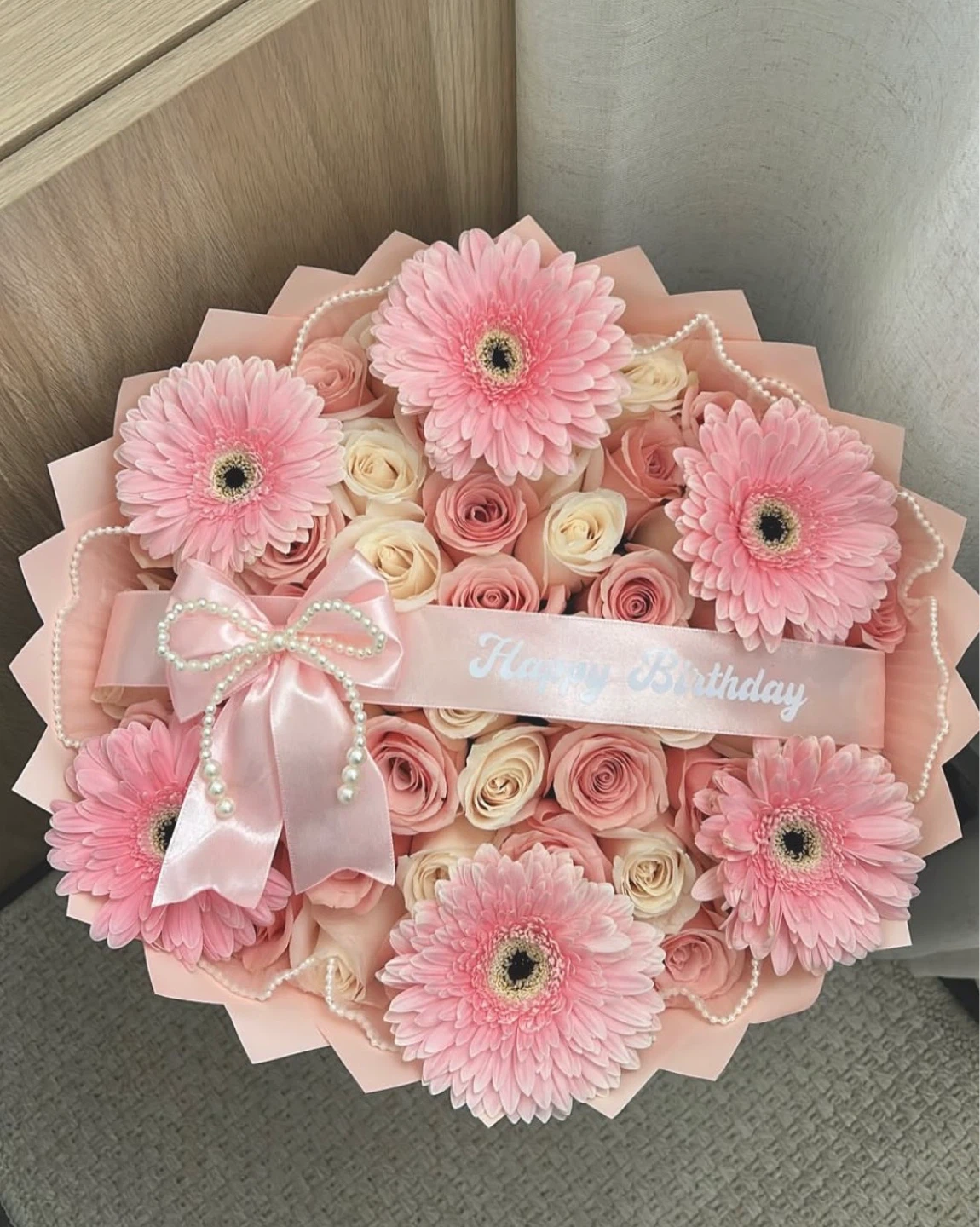Mother’s Day fresh 50 rose flower bouquet