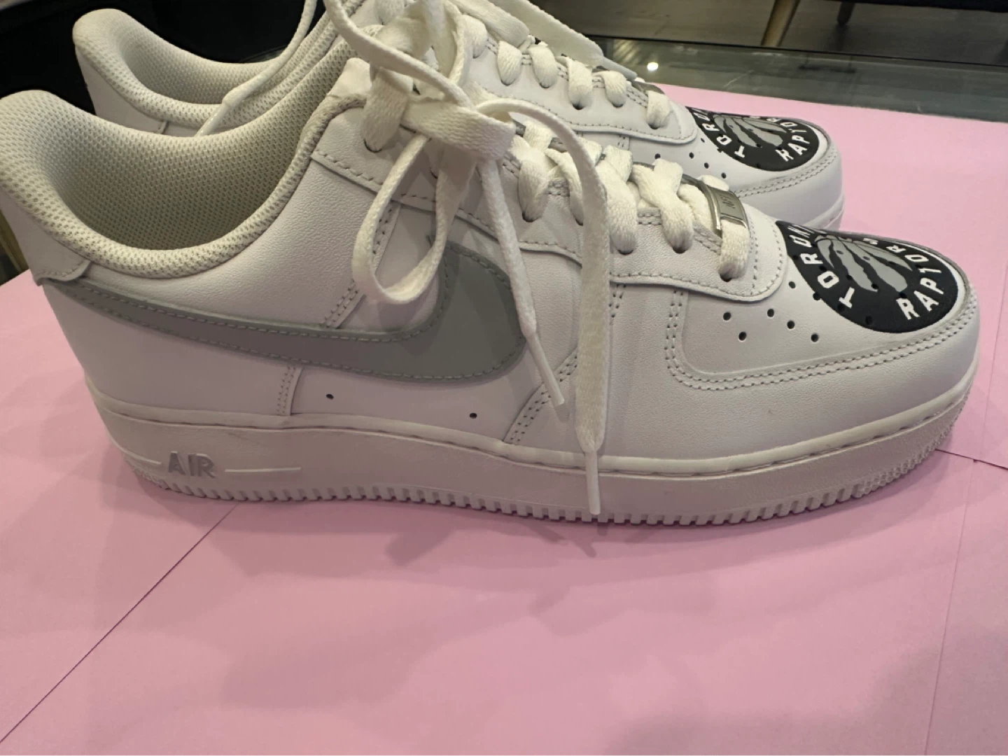 Nike Air Force 1 Custom Toronto Raptor MenHand Painted - photo 3