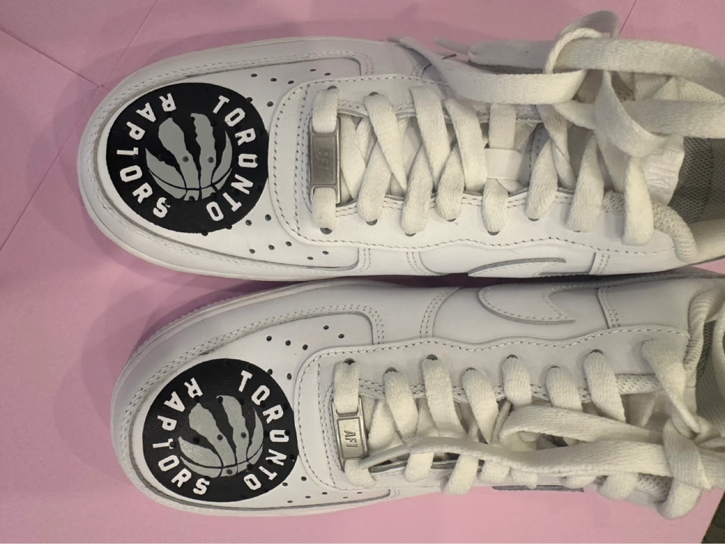 Nike Air Force 1 Custom Toronto Raptor MenHand Painted - photo 2