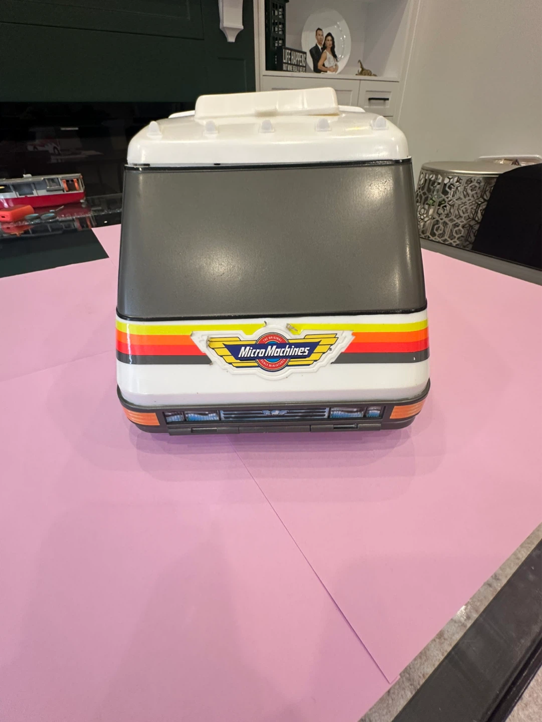 Vintage Micro Machines  Van City Playset Galoob 1980s  w/ Cars