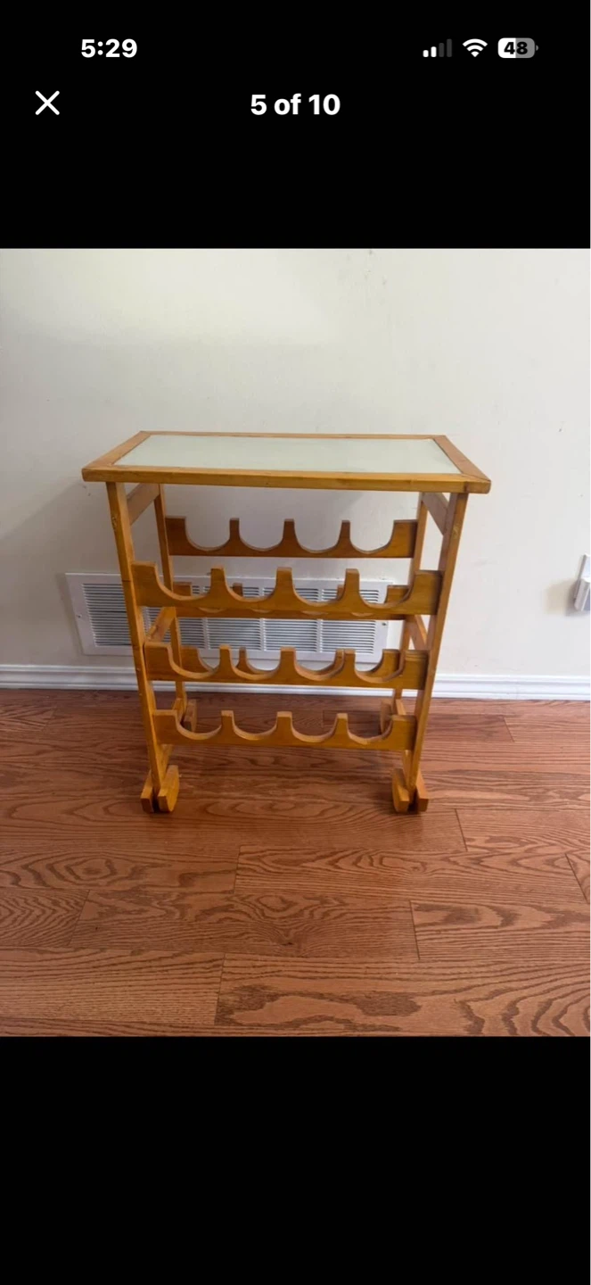 Wine Rack Bottles with Mirror Top - photo 5
