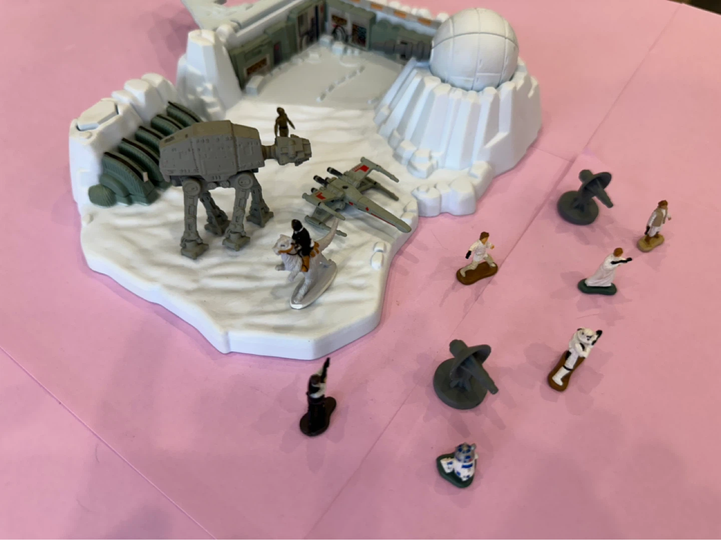 Vintage Star Wars Micro Machines Hoth Echo Base Lot 1990s - photo 5