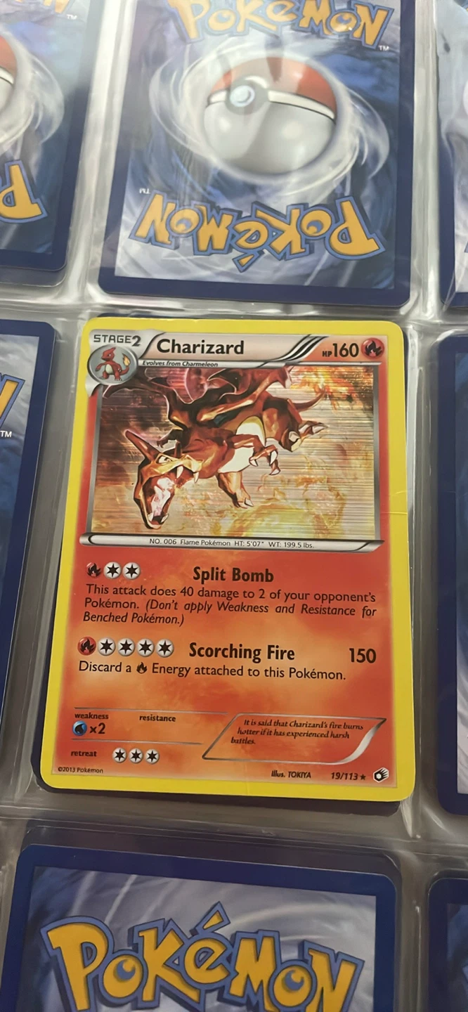Pokémon Charizard Stage 2 Trading Card