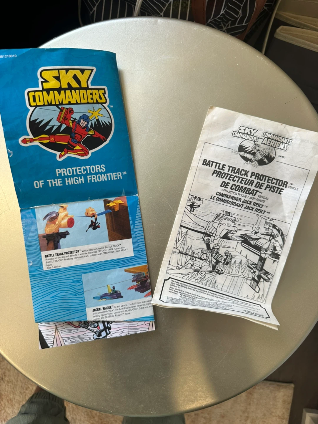 Vintage 1987 Sky Commander Battle Track Jack Reily Instructions