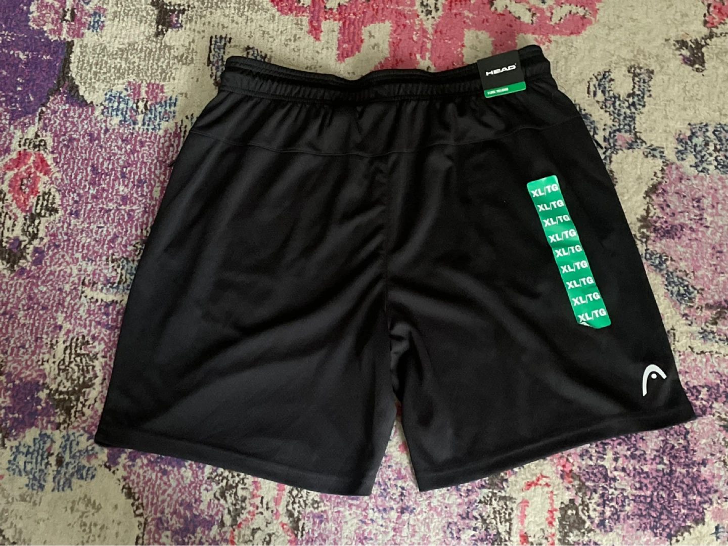 HEAD Black Polyester Athletic Shorts XL/TG - photo 3