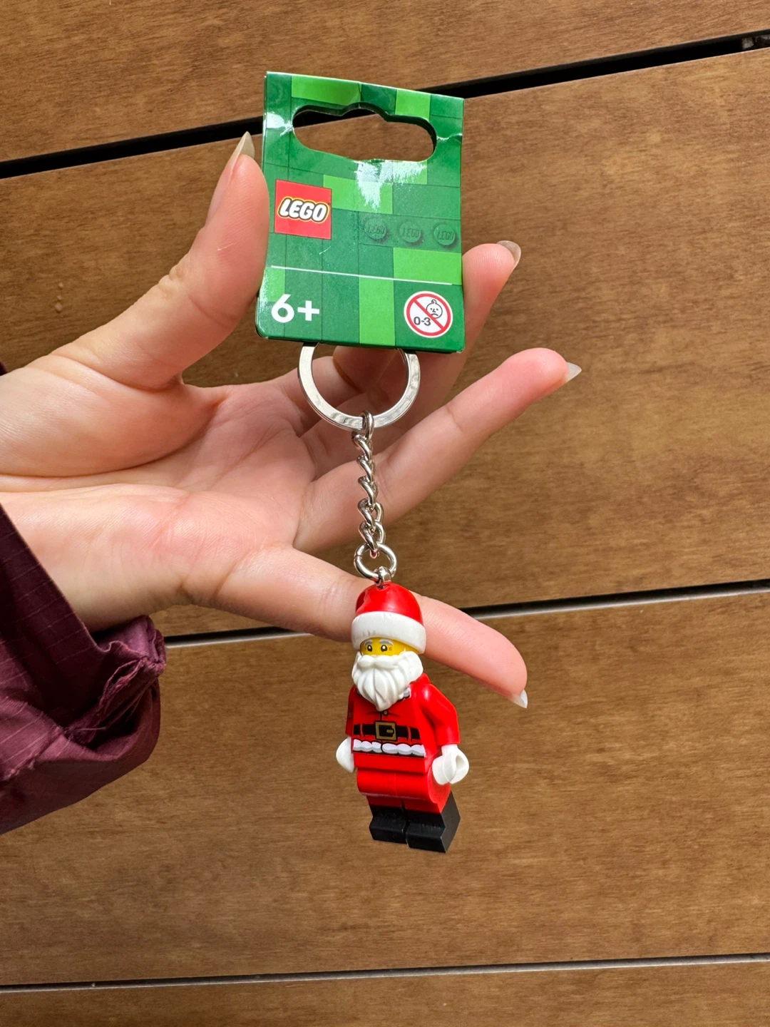 LEGO Santa Minifigure Keychain