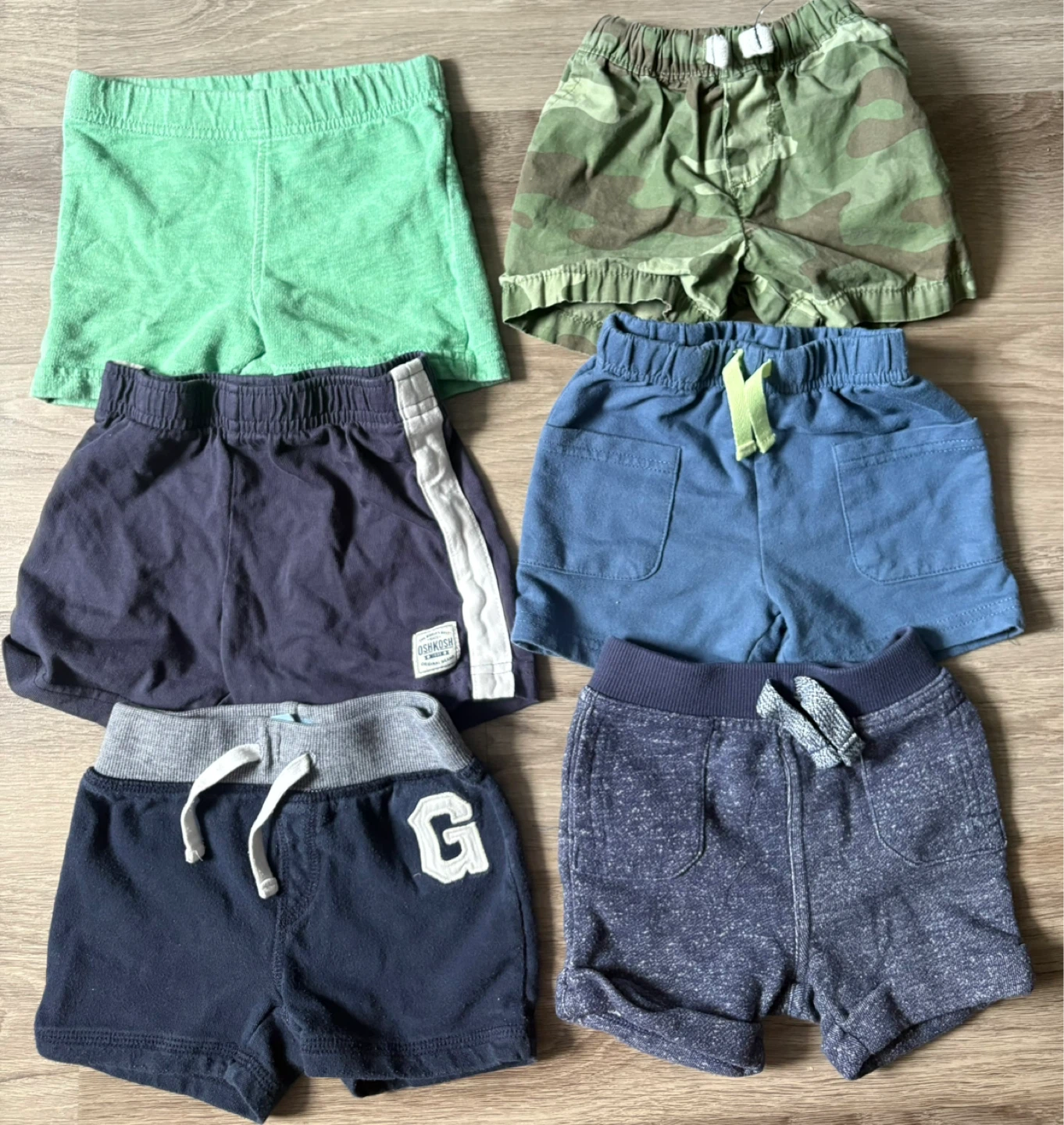 Bundle of 5 Baby Boys' Shorts