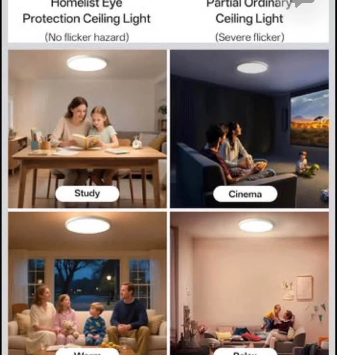 Homelist Eye Protection Ceiling Light - photo 3
