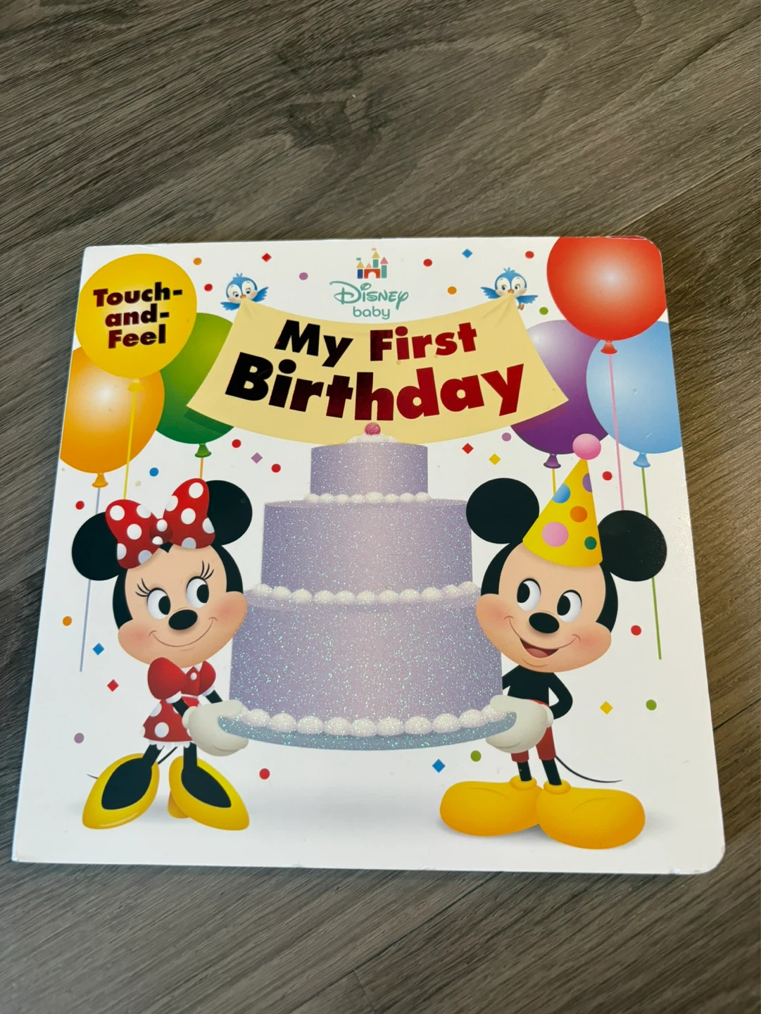 Disney Baby My First Birthday Touch-and-Feel Book