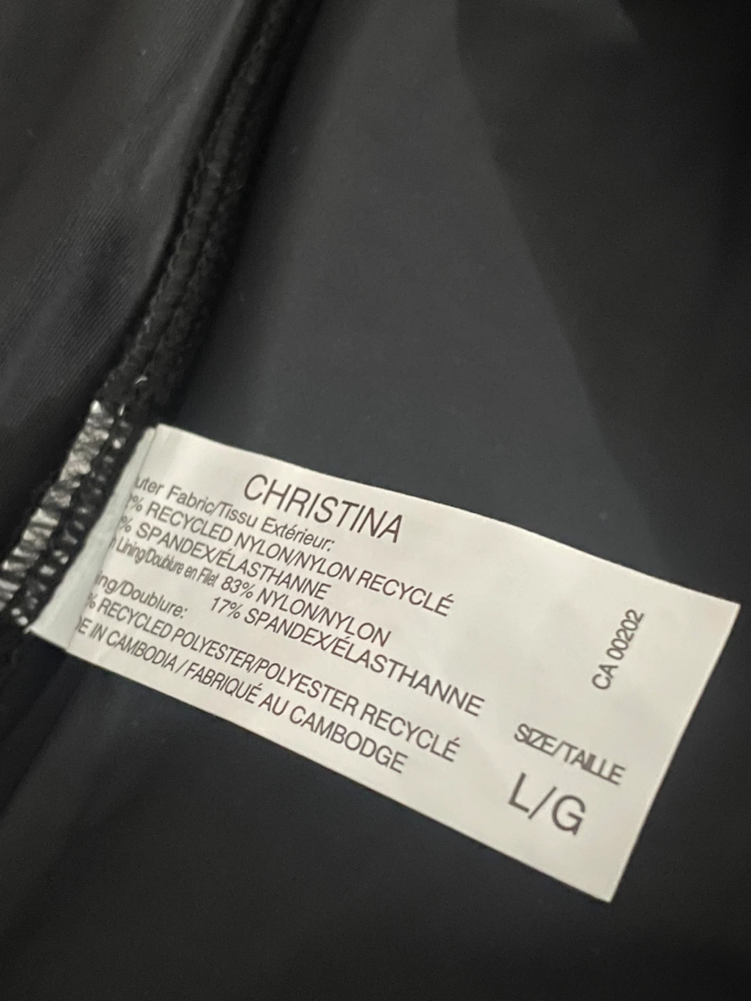 Christina Swimwear Black Swim Shorts L/G - photo 2