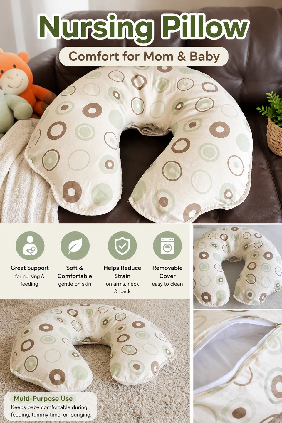 Nursing Pillow - Comfort for Mom & Baby