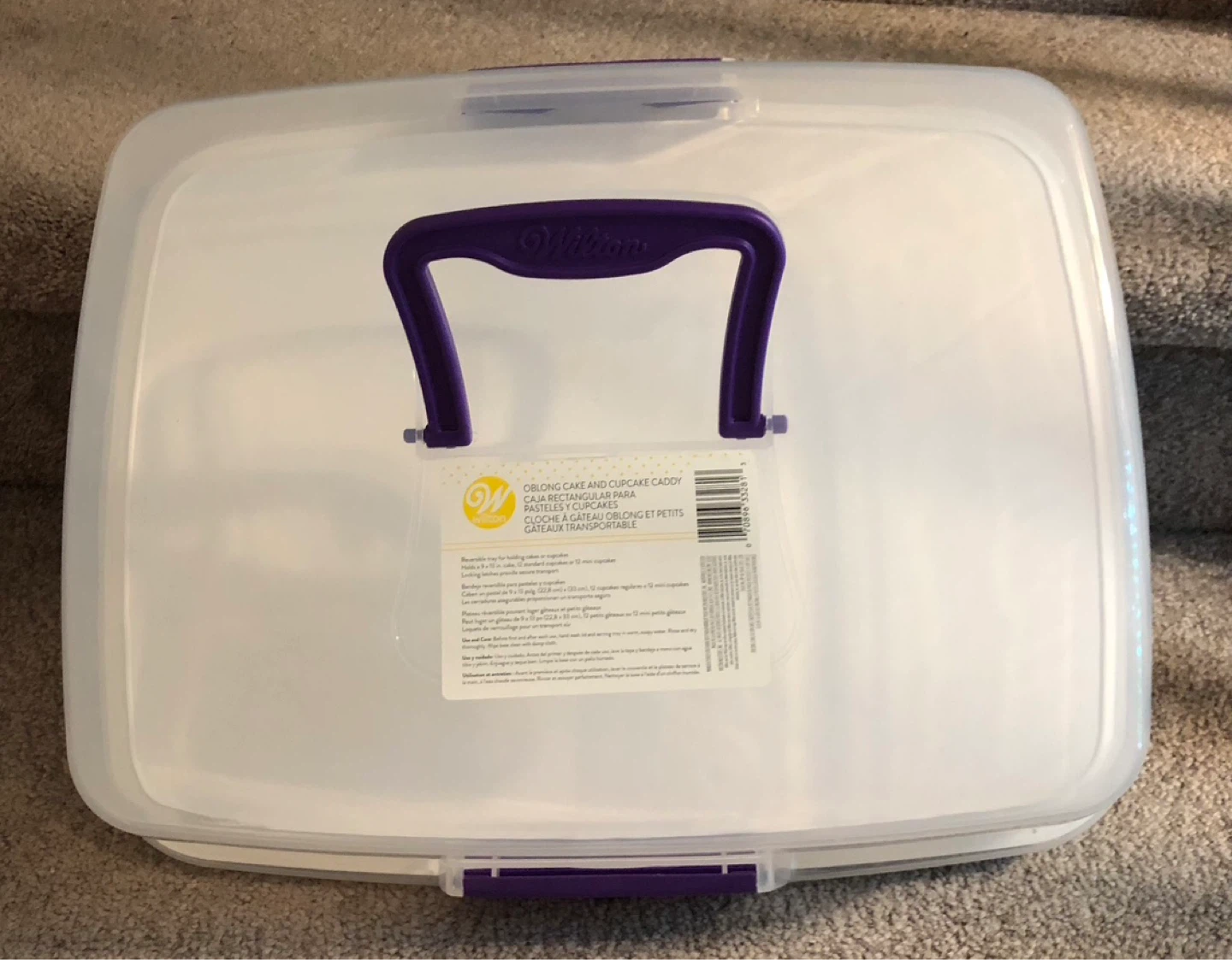 Wilton Oblong Cake and Cupcake Caddy Carrier