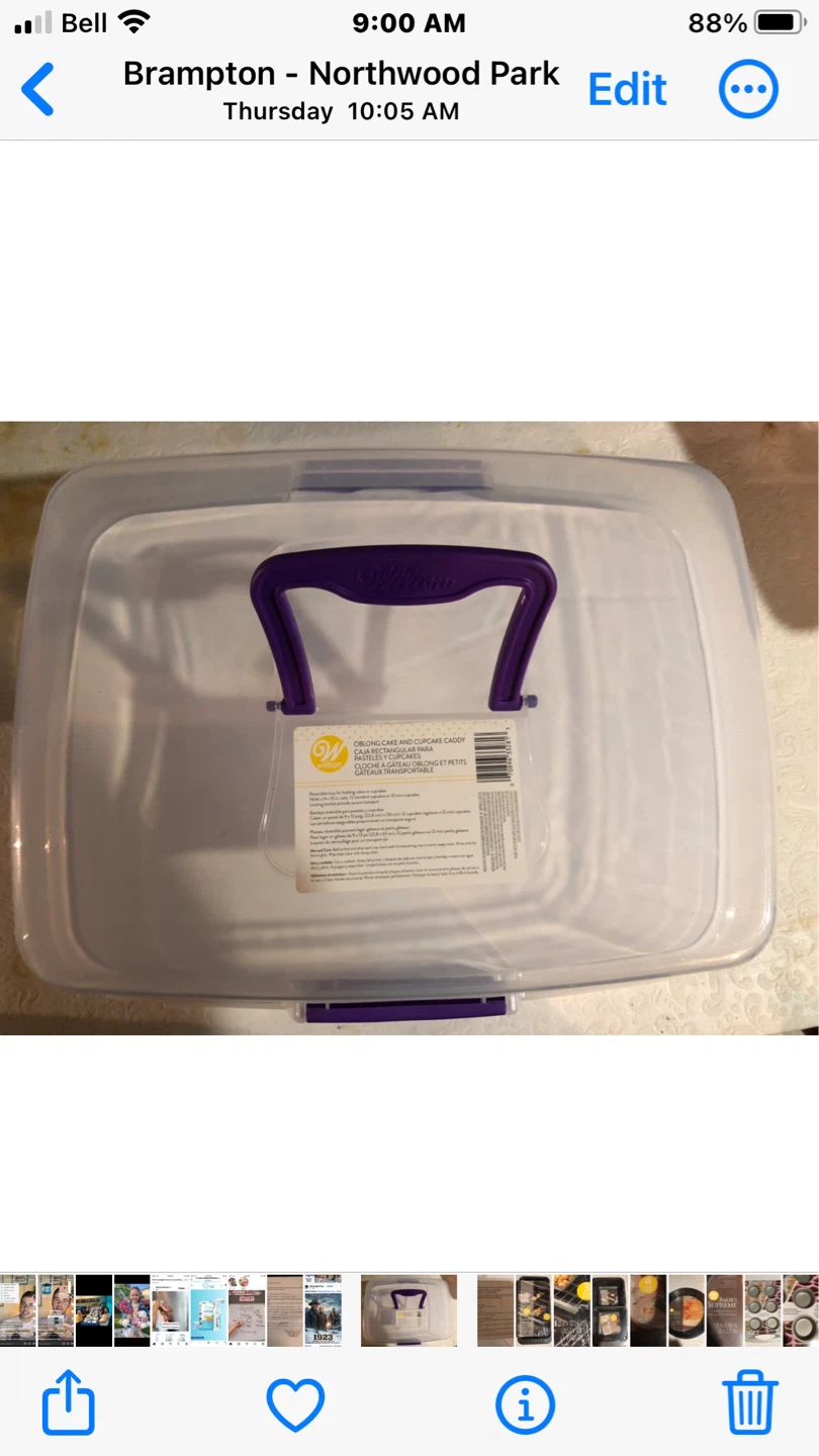 Wilton Oblong Cake and Cupcake Caddy