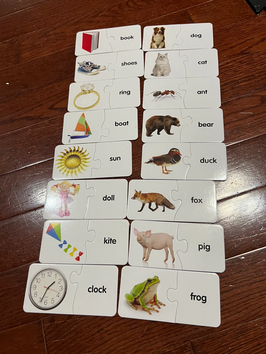Word Match Jigsaw Puzzles for Kids