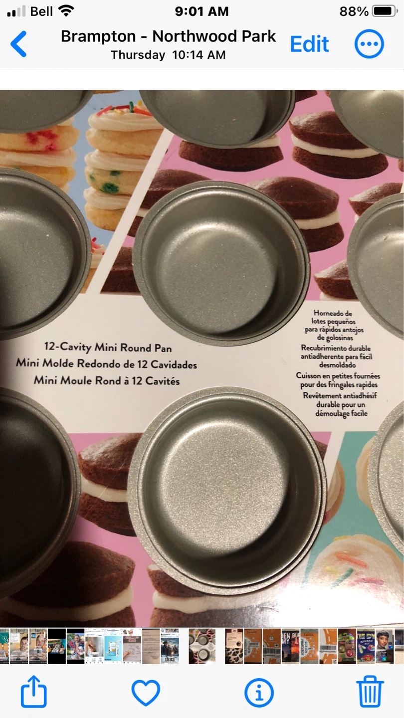 Wilton Daily Delights 12-Cavity Mini Round Pan - photo 2