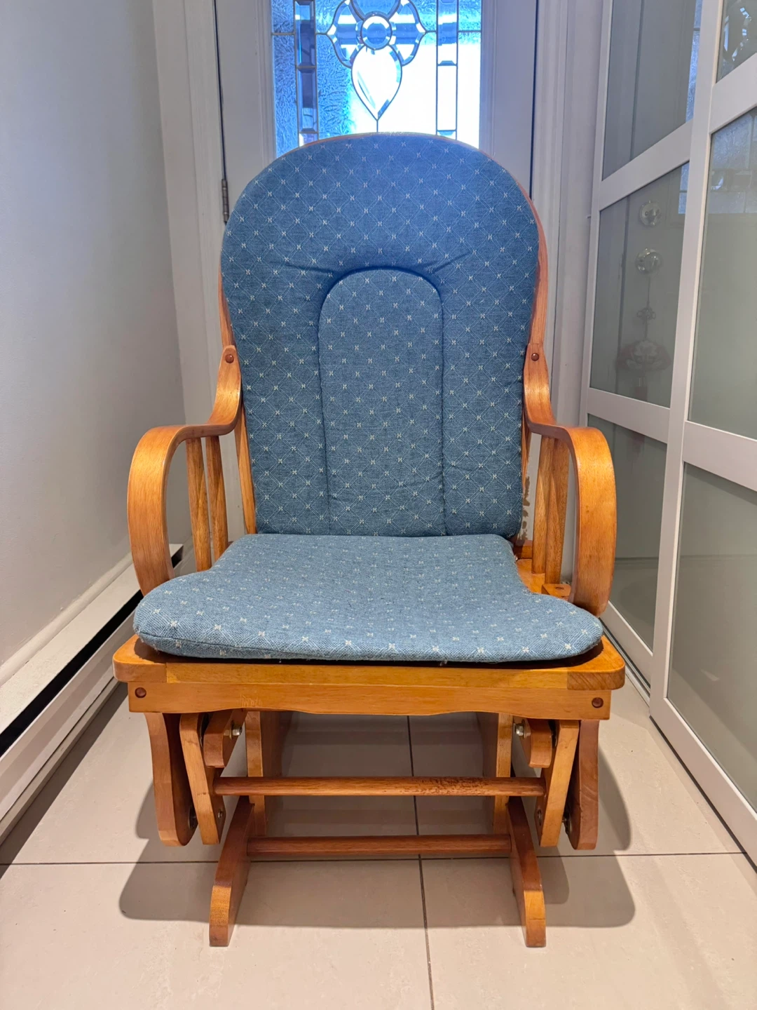 Wooden Glider Rocking Chair - photo 2