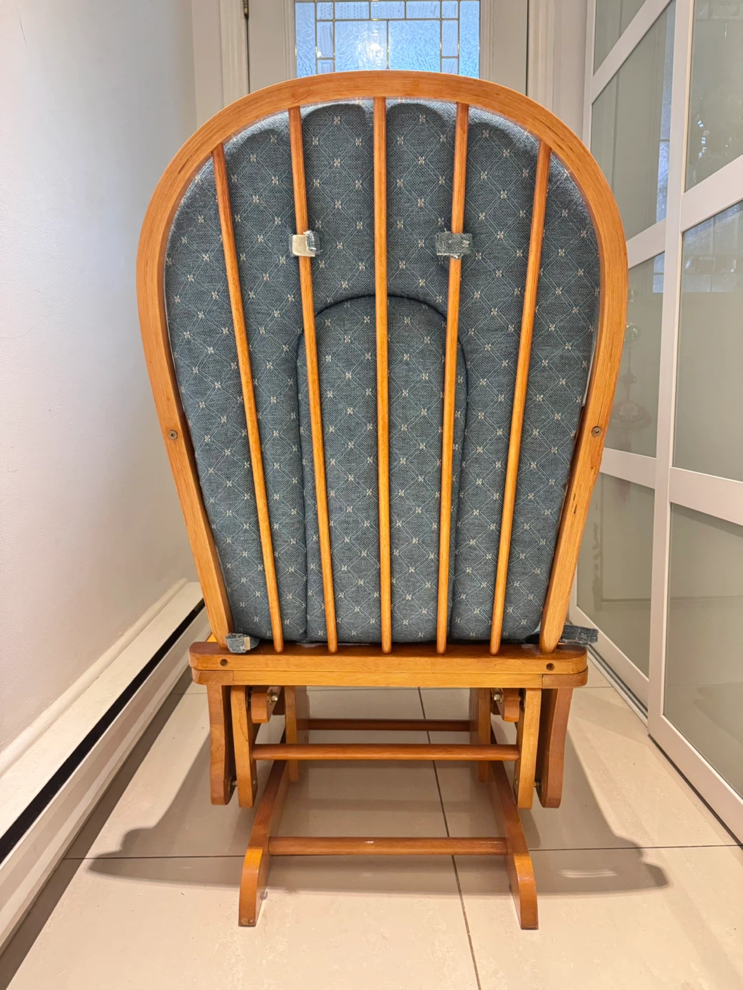 Wooden Glider Rocking Chair - photo 3