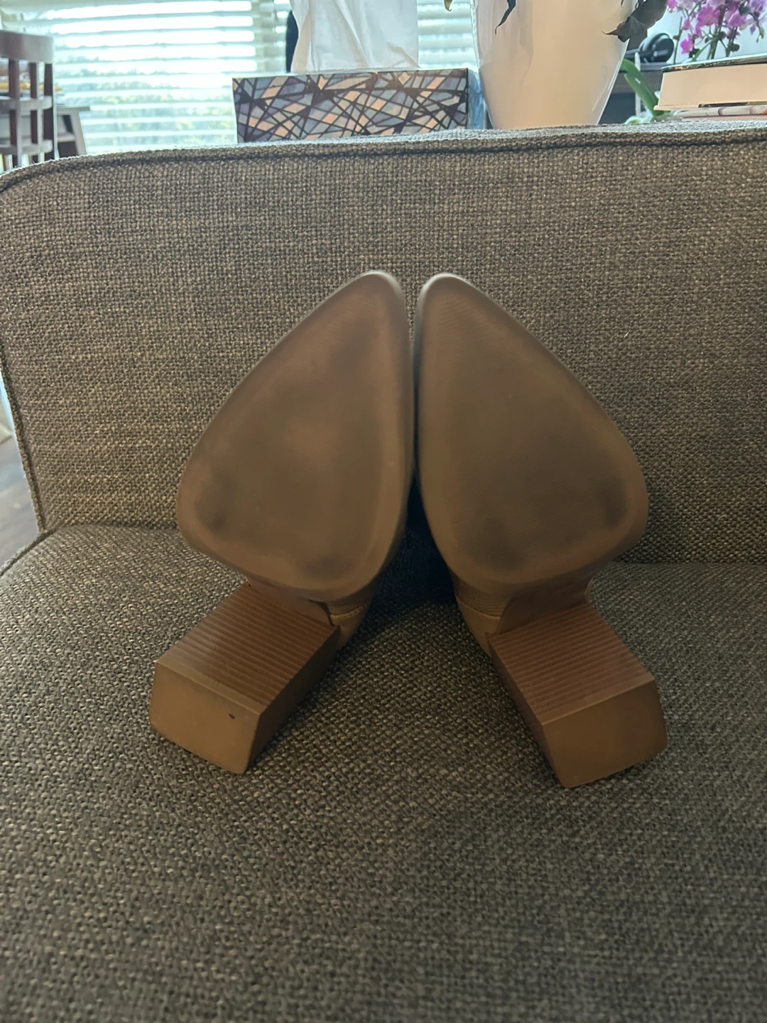 Call It Spring Tan Sock Booties - Size 6.5 - photo 4