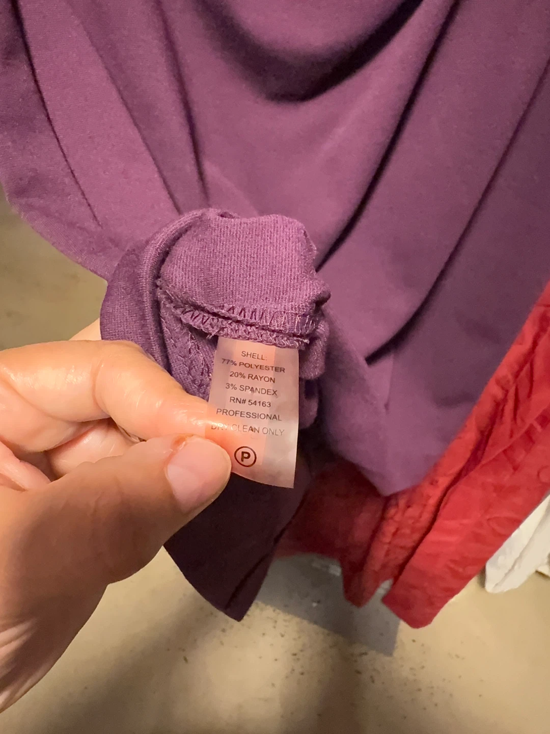 Calvin Klein Purple Ruched Sheath Dress Size 10 - photo 5