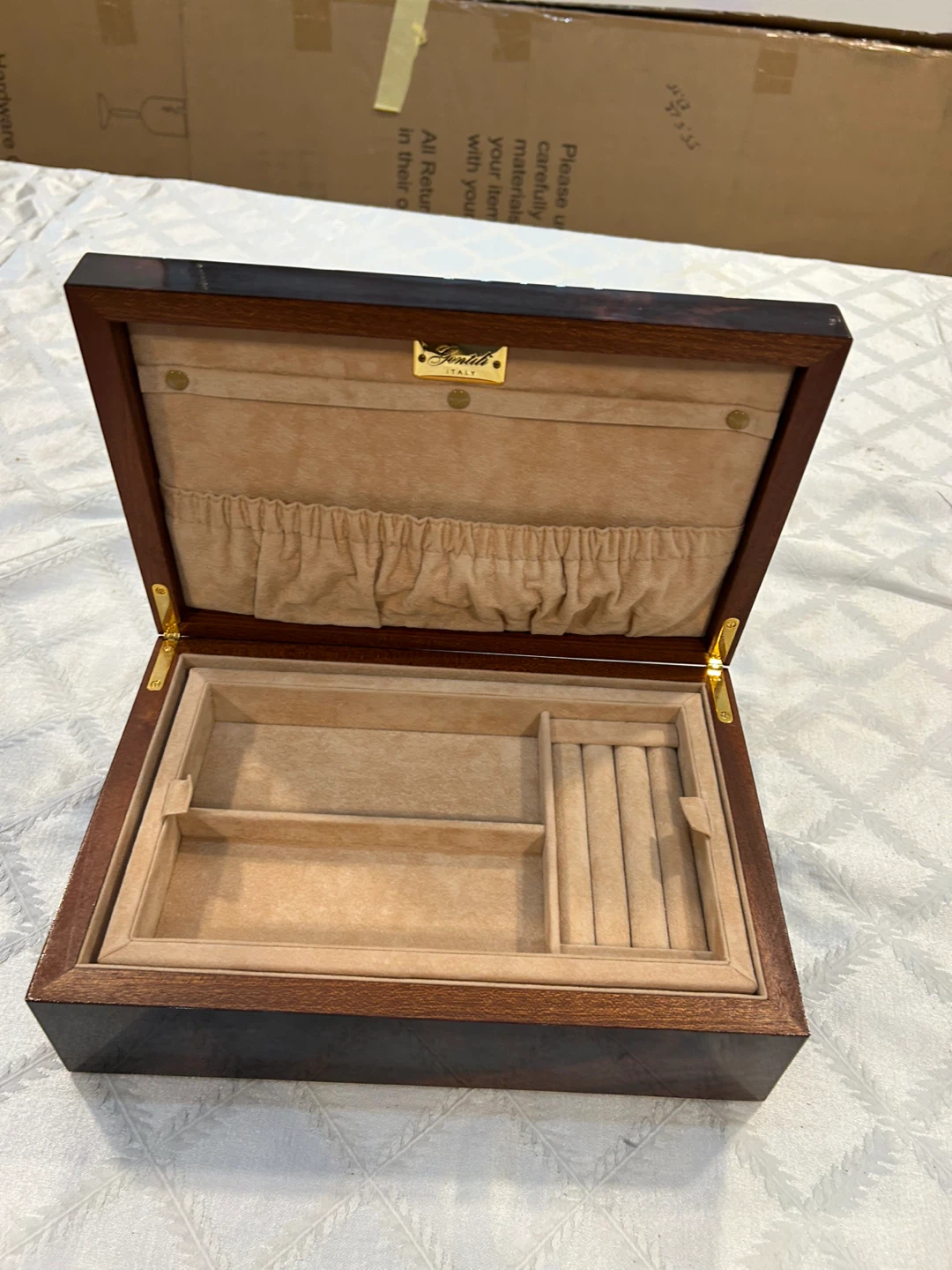 Gentili Italy Wooden Jewelry Box - photo 3