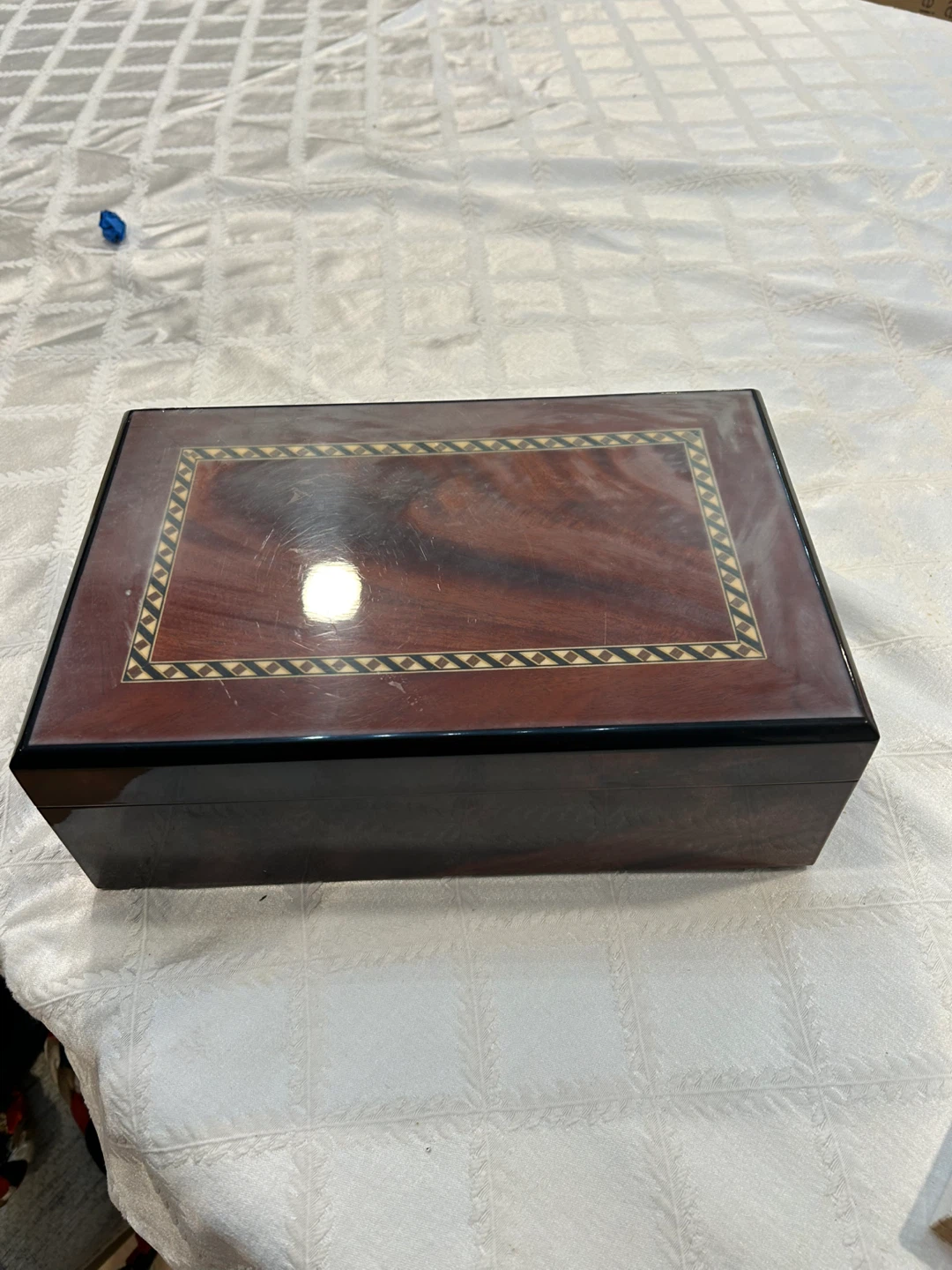 Gentili Italy Wooden Jewelry Box