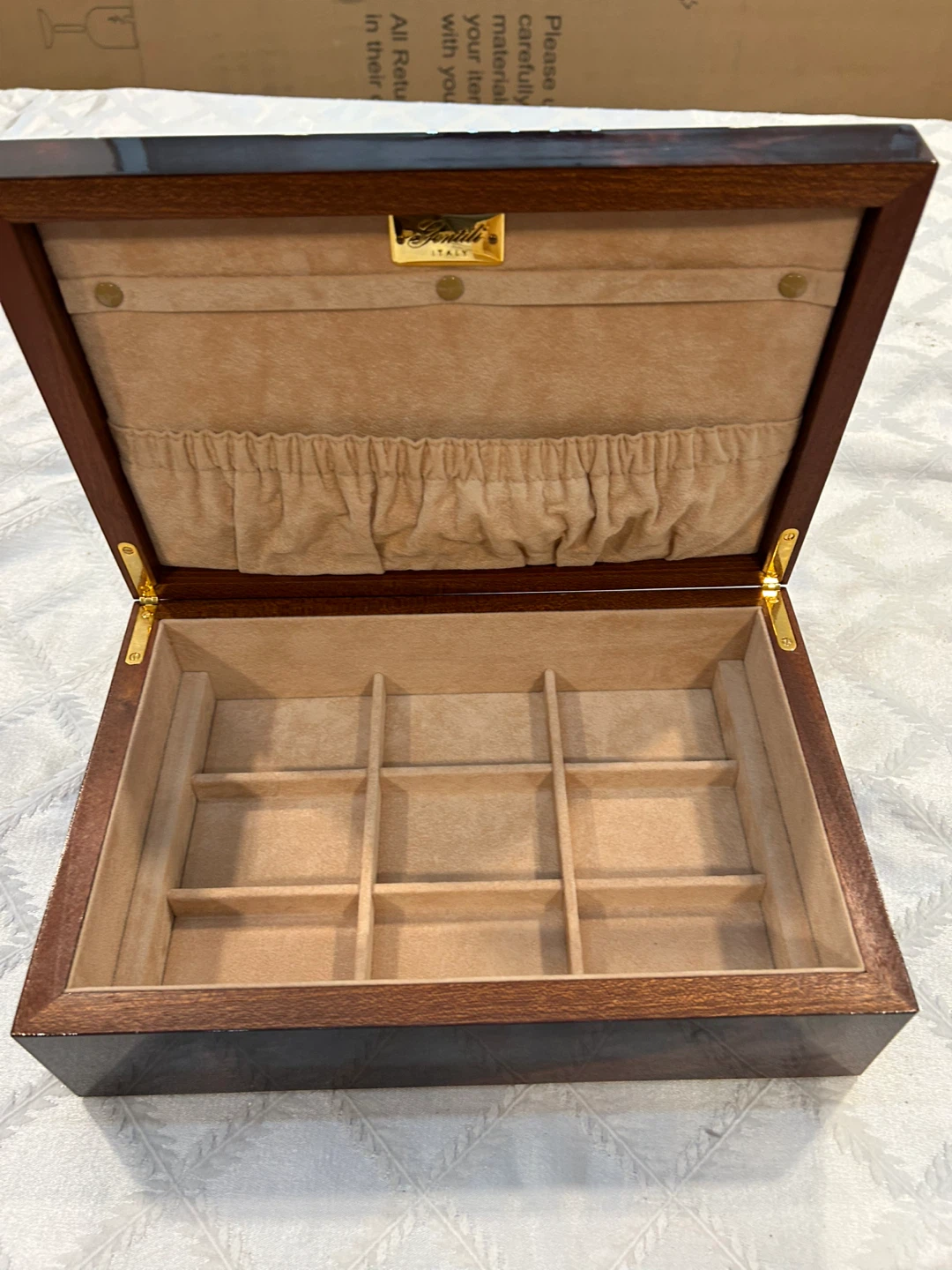Gentili Italy Wooden Jewelry Box - photo 4