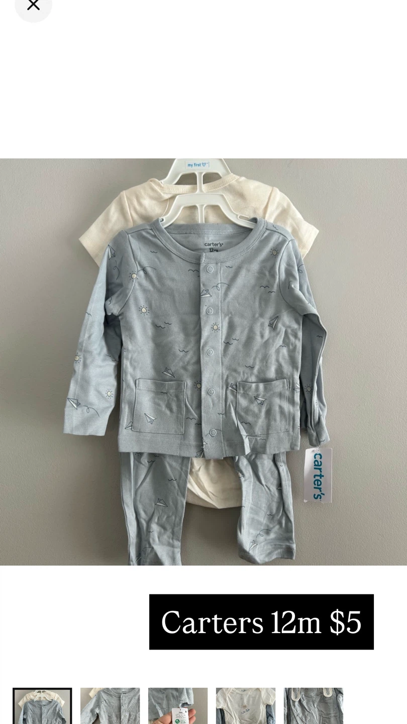 Carter's Baby Clothes Set - 12 Months - photo 2