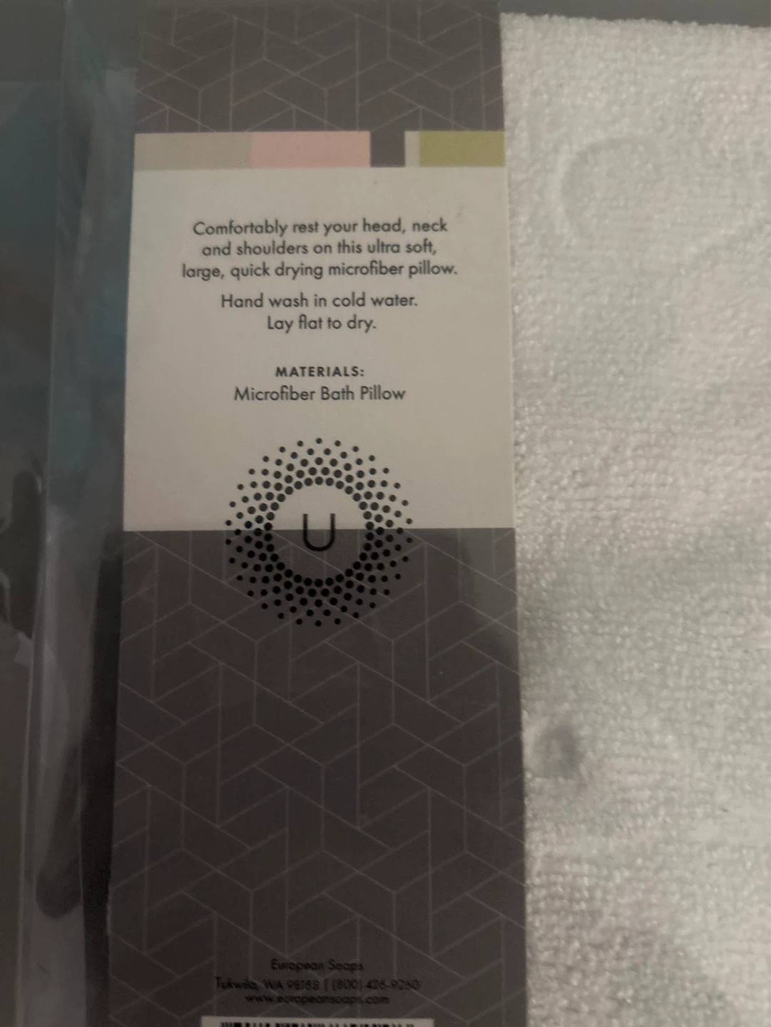 New URBANA Spa Privé Microfiber Bath Pillow - photo 5