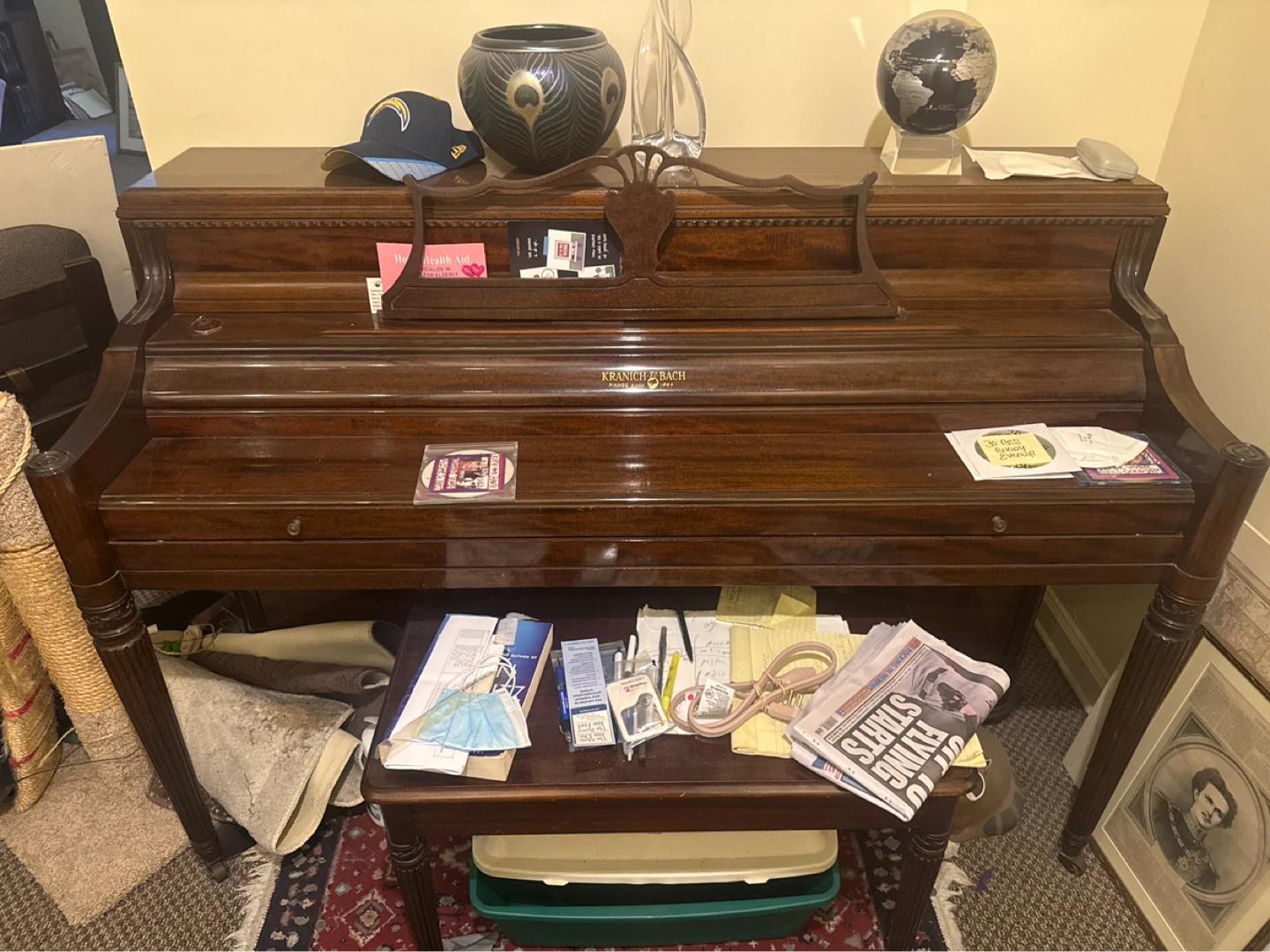 Kranich & Bach Upright Piano - photo 2