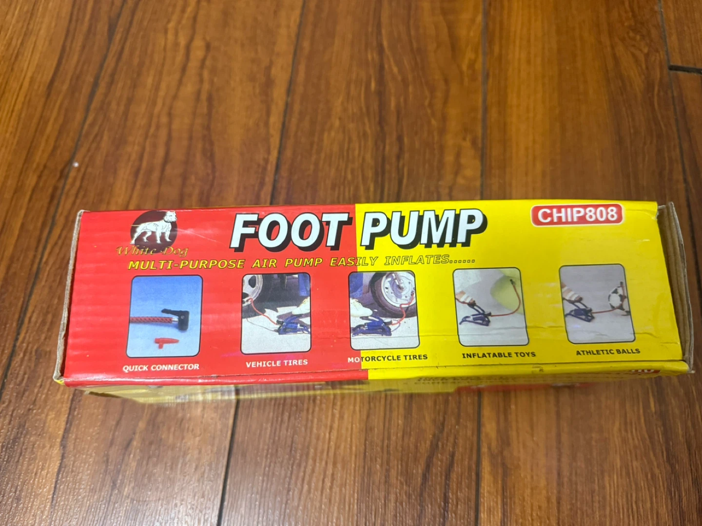 White Dog Red Foot Pump - photo 4