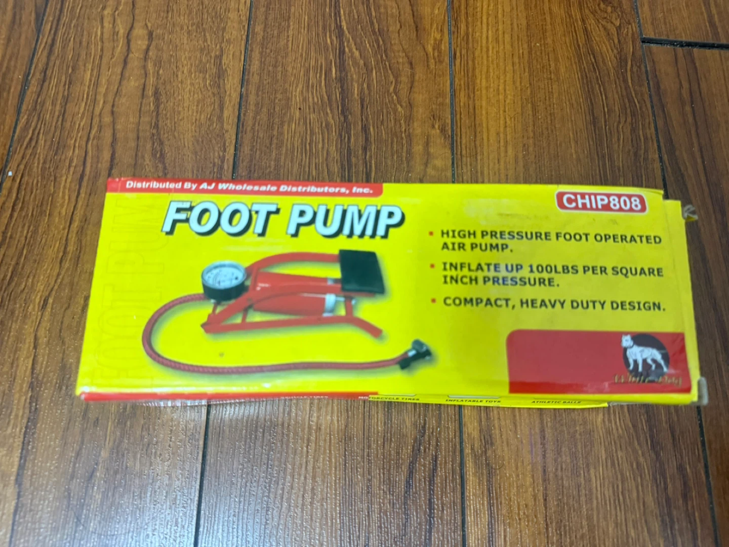 White Dog Red Foot Pump - photo 5