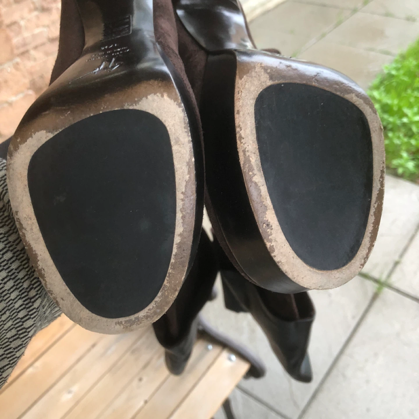 Giuseppe Zanotti Brown Suede Over-the-Knee Boots Size 37.5 - photo 2