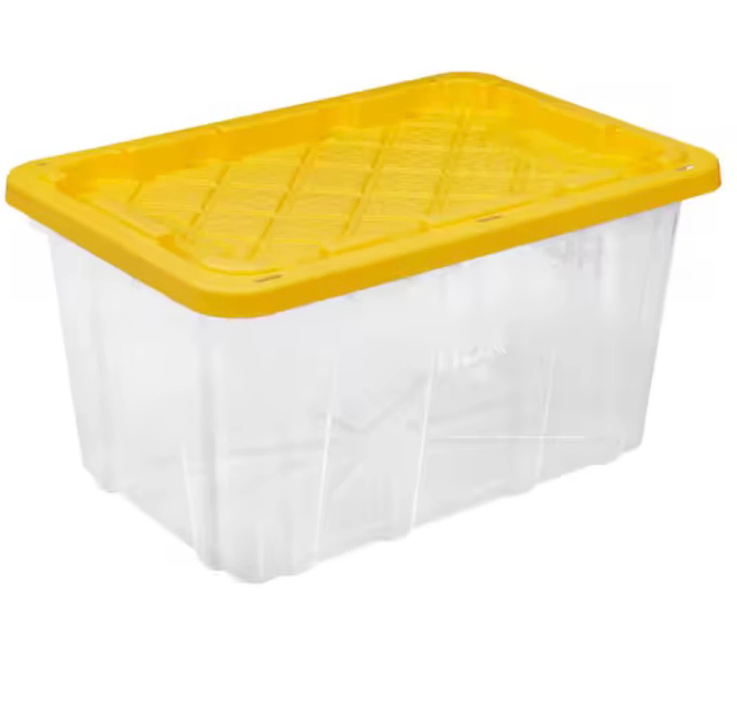 HDX Heavy Duty 27-Gallon Storage Clear Tote 🌱 - photo 2
