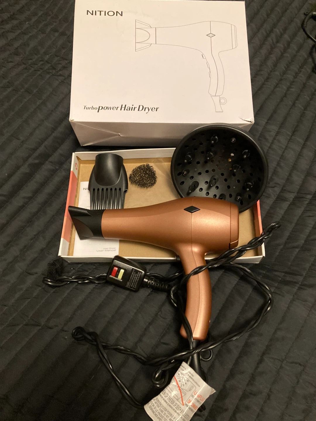 NITION TurboPower Hair Dryer - Rose Gold