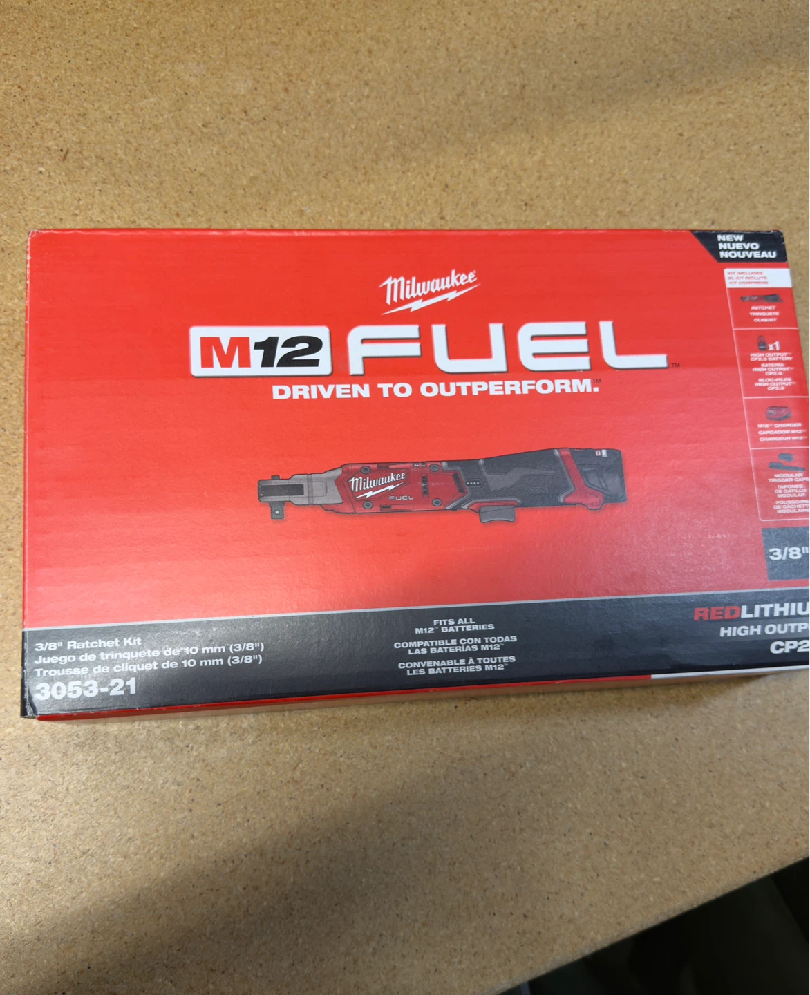 Milwaukee M12 FUEL Ratchet Kit (3053-21) - photo 4