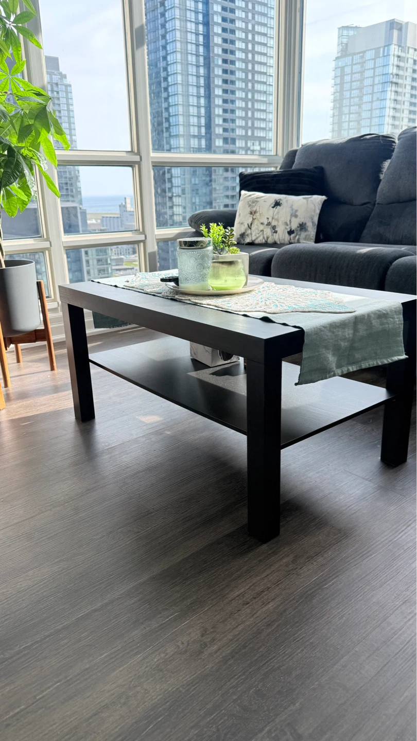 ☕ Dark Brown Coffee Table