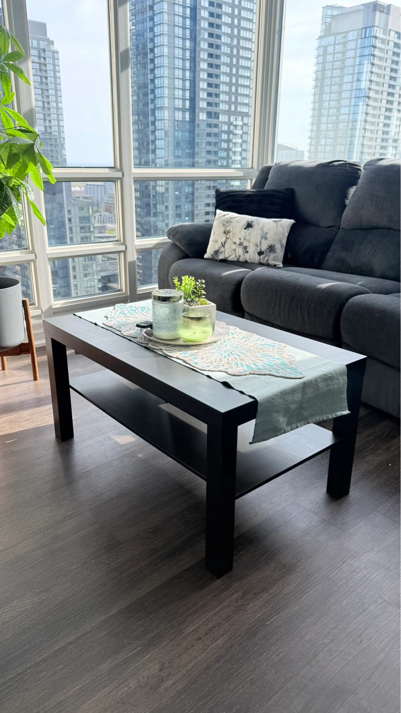 ☕ Dark Brown Coffee Table - photo 2