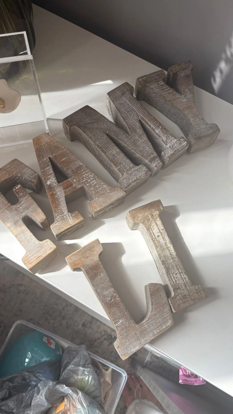 Wooden Family Letters
