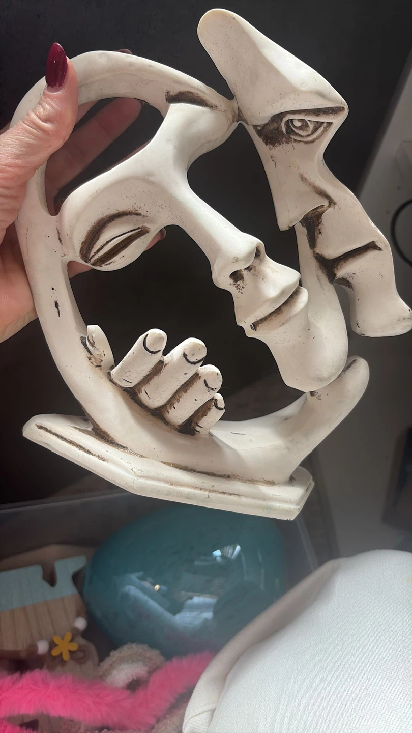 Abstract Face Sculpture
