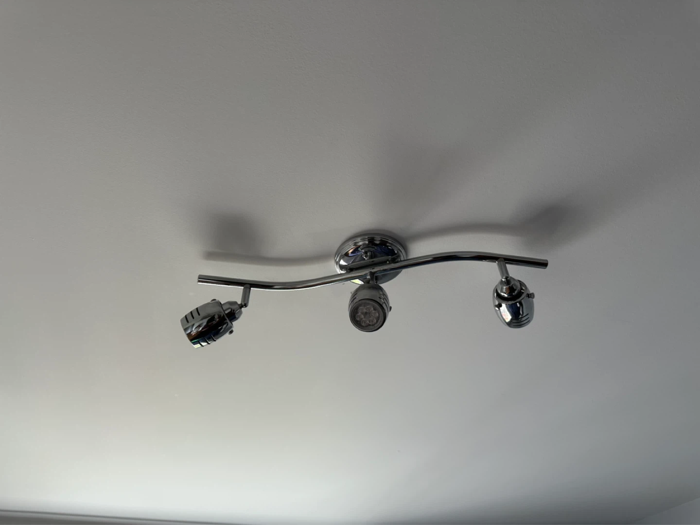 Chrome Finish 3-Light Track Light Fixture - photo 5