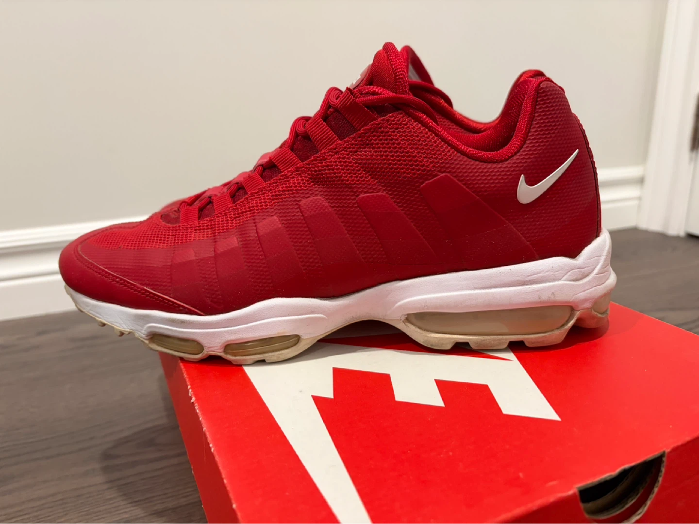 Nike Air Max 95 Ultra Essential Gym Red - photo 3