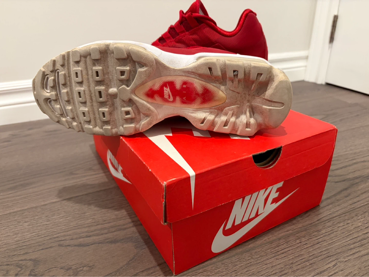 Nike Air Max 95 Ultra Essential Gym Red - photo 4